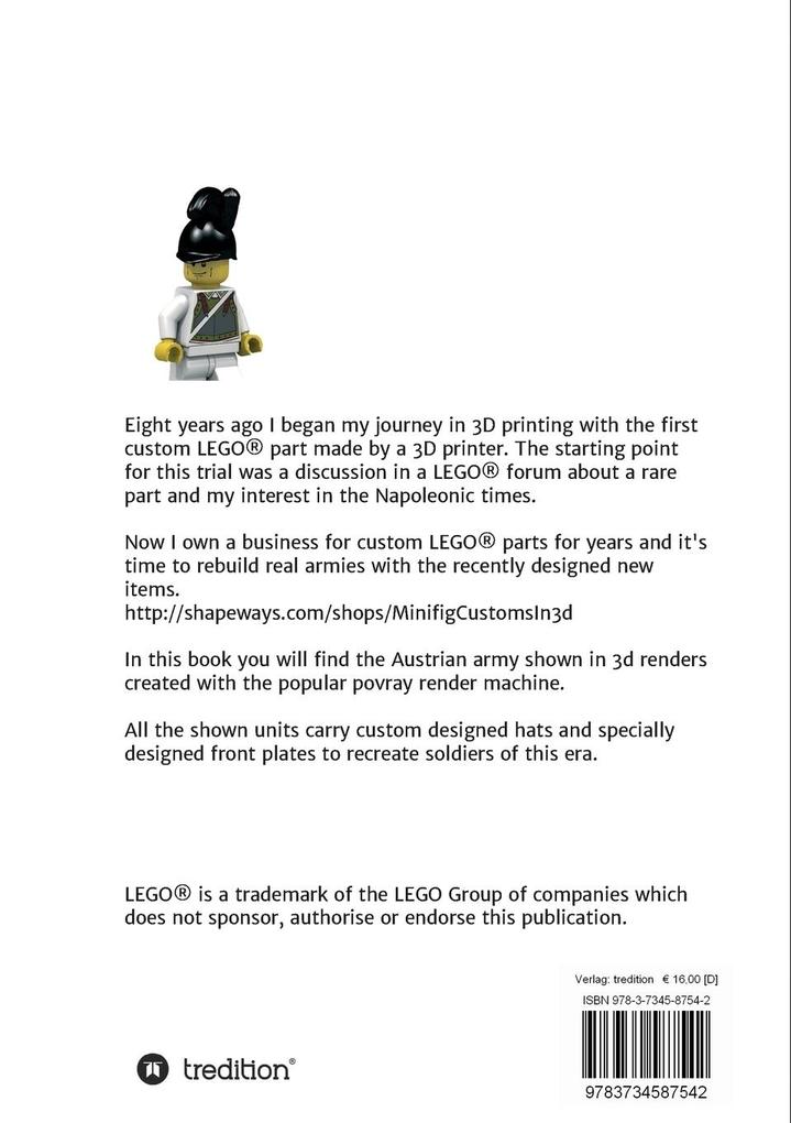 Weitere Ansicht: Austrian Army in LEGO® | Woody64 MinifigCustomsIn3d