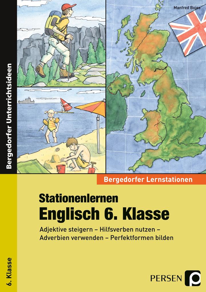 Produktbild: Stationenlernen Englisch 6. Klasse | Manfred Bojes