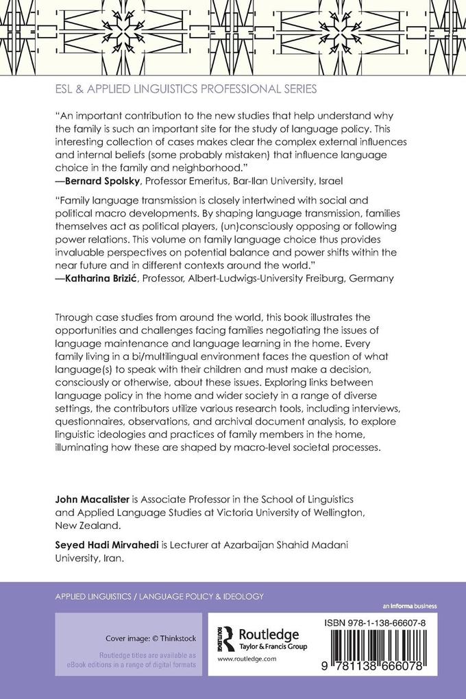 Weitere Ansicht: Family Language Policies in a Multilingual World