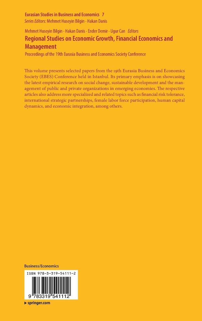 Weitere Ansicht: Regional Studies on Economic Growth, Financial Economics and Management