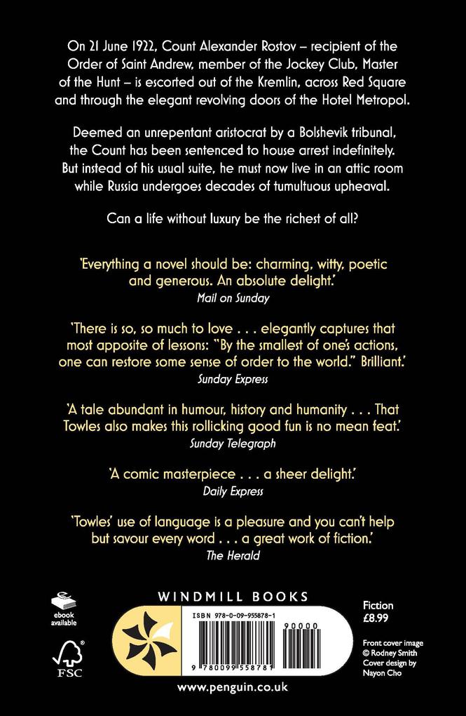 Weitere Ansicht: A Gentleman in Moscow | Amor Towles