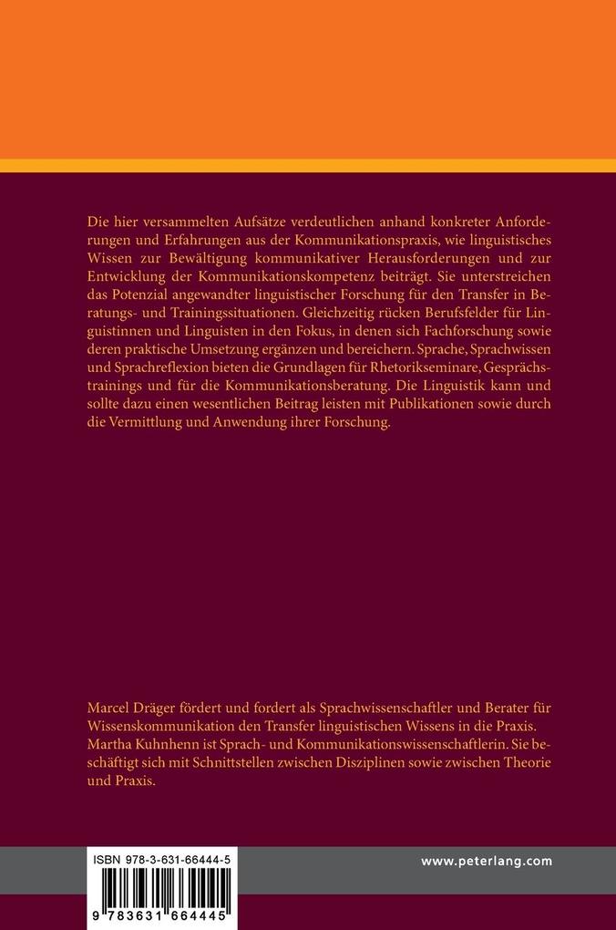 Weitere Ansicht: Sprache in Rede, Gespräch und Kommunikation