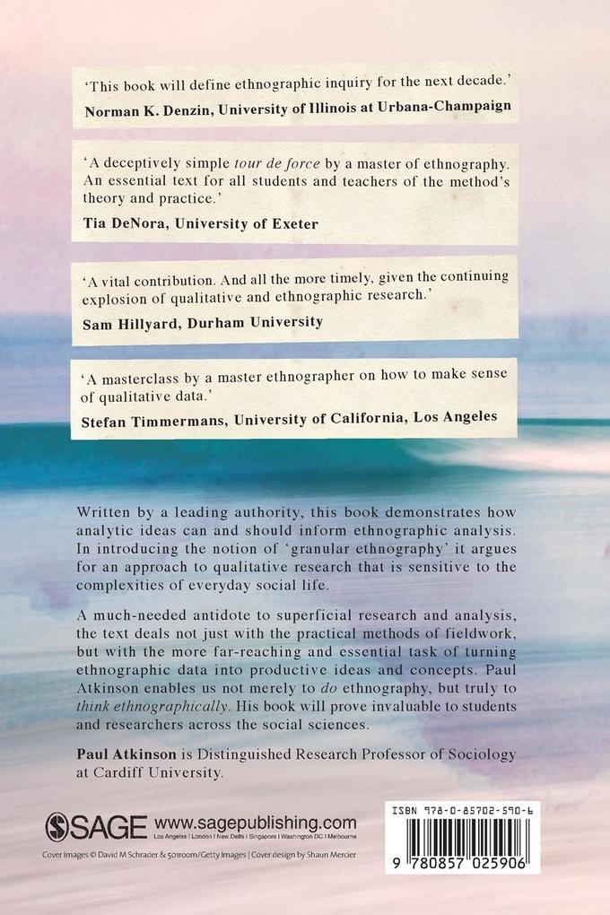 Weitere Ansicht: Thinking Ethnographically | Paul Atkinson