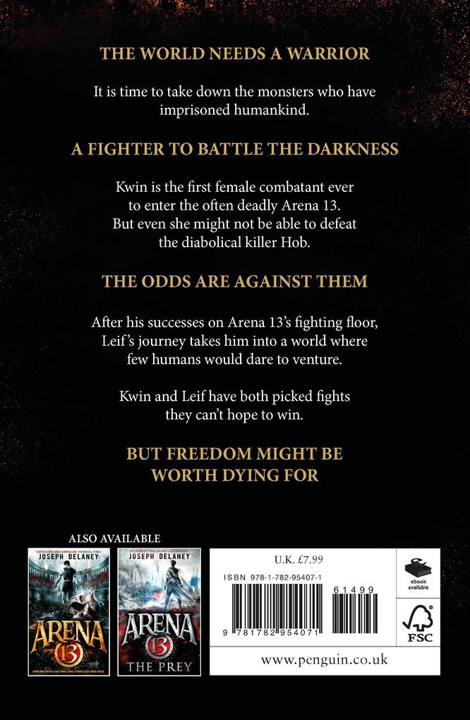 Weitere Ansicht: Arena 13: The Warrior | Joseph Delaney