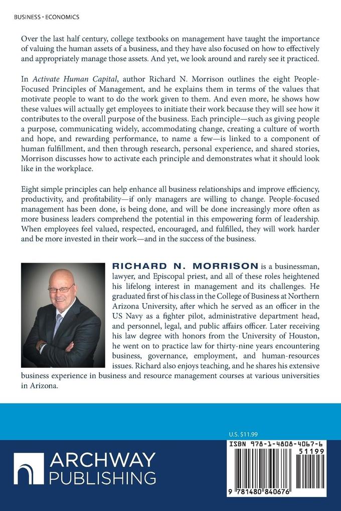 Weitere Ansicht: Activate Human Capital | Richard N. Morrison