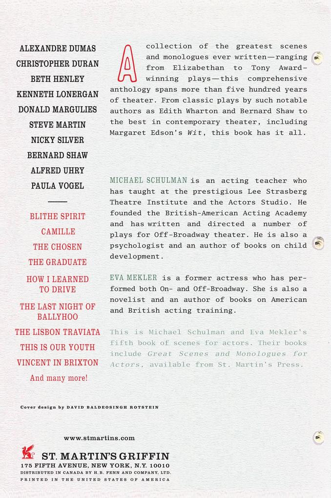 Weitere Ansicht: Play the Scene | Michael Schulman, Eva Mekler