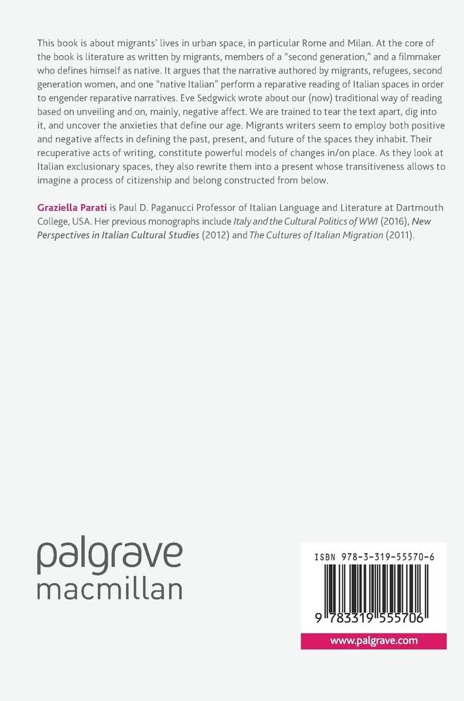 Weitere Ansicht: Migrant Writers and Urban Space in Italy | Graziella Parati