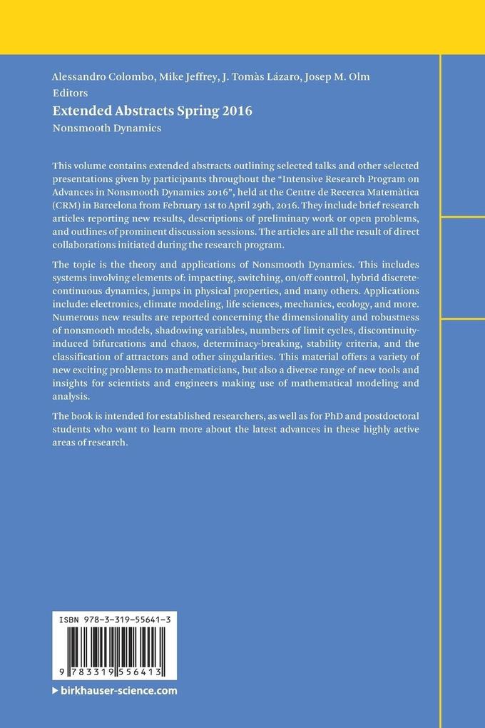 Weitere Ansicht: Extended Abstracts Spring 2016