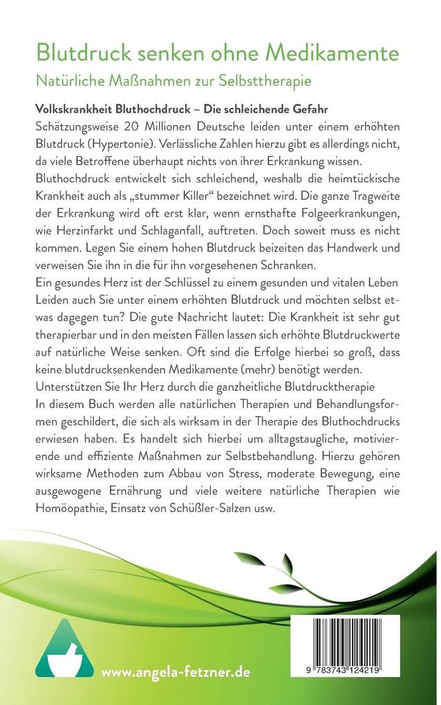 Weitere Ansicht: Blutdruck senken ohne Medikamente | Angela Fetzner