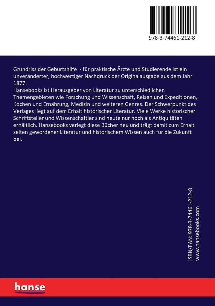 Weitere Ansicht: Grundriss der Geburtshilfe | Friedrich Ludwig von Kleinwächter