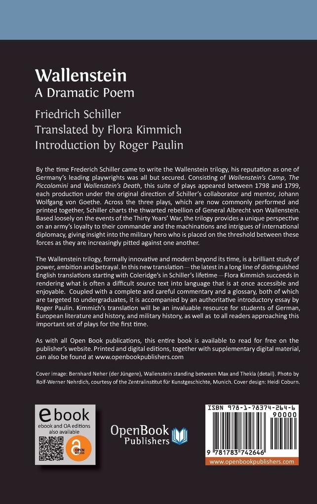 Weitere Ansicht: Wallenstein | Friedrich Schiller
