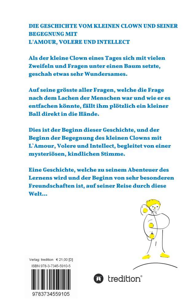 Weitere Ansicht: DIE GESCHICHTE VOM KLEINEN CLOWN UND SEINER BEGEGNUNG MIT L'AMOUR, VOLERE UND INTELLECT | Andrea Rodoni Lustenberger