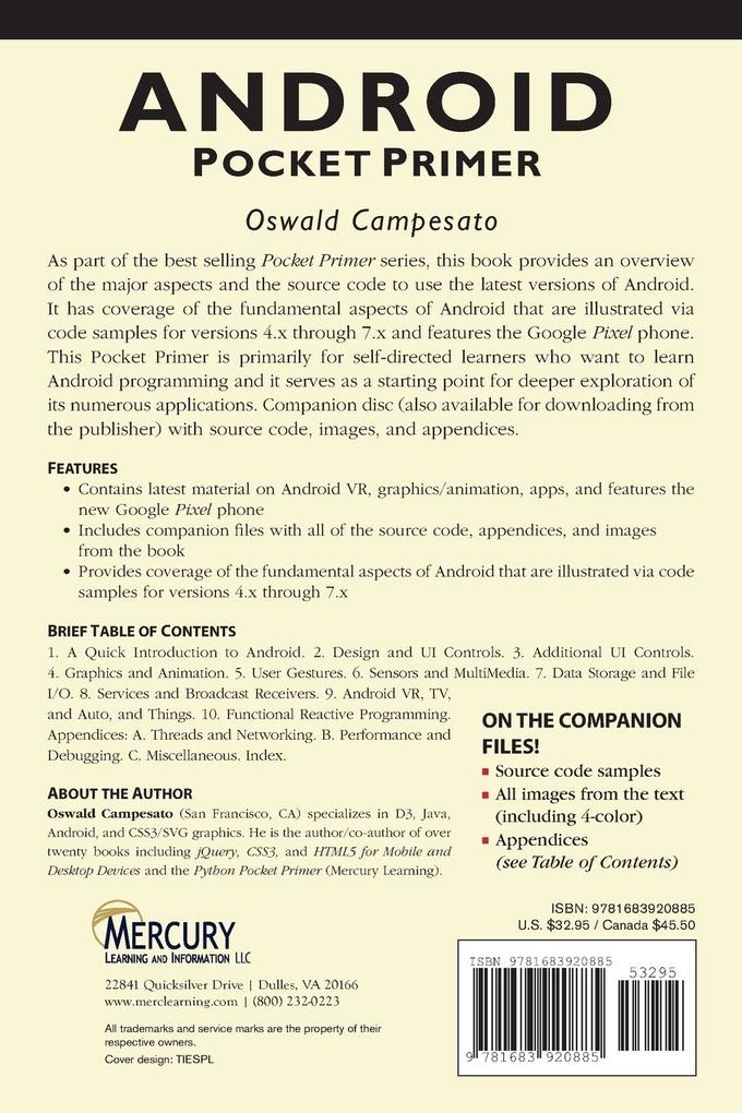 Weitere Ansicht: Android | Oswald Campesato