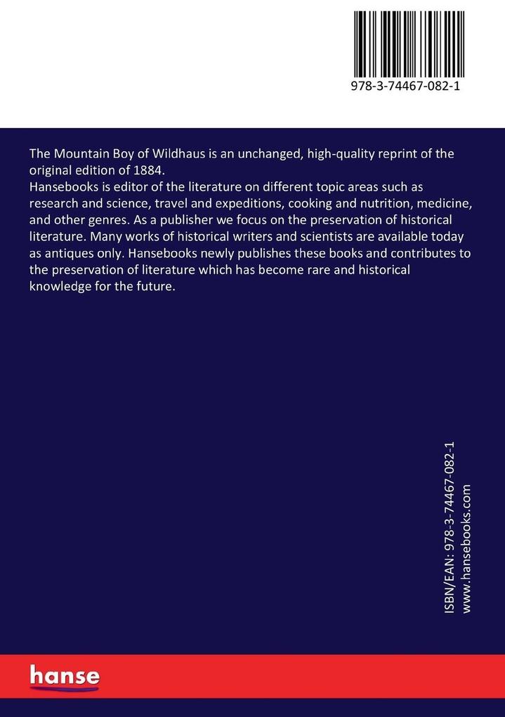 Weitere Ansicht: The Mountain Boy of Wildhaus | David Van Horne