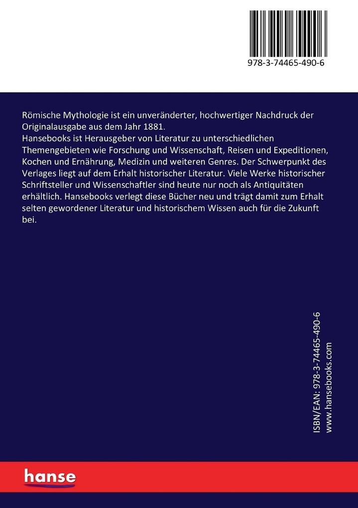 Weitere Ansicht: Römische Mythologie | Ludwig Preller