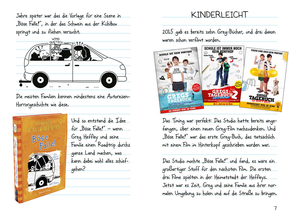 Weitere Ansicht: Gregs Filmtagebuch 2 - Böse Falle! | Jeff Kinney