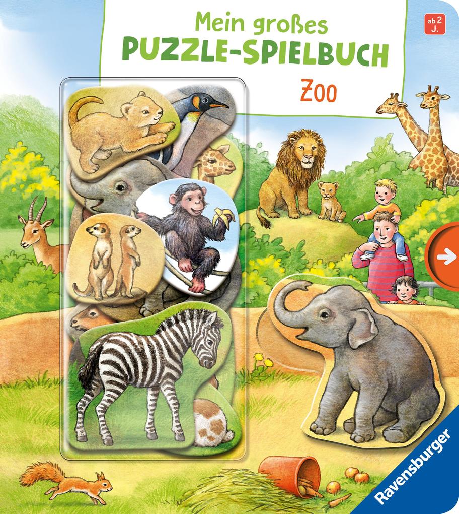 Produktbild: Mein großes Puzzle-Spielbuch Zoo | Anne Möller