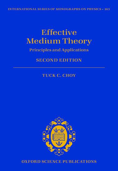 Produktbild: Effective Medium Theory | Tuck C Choy