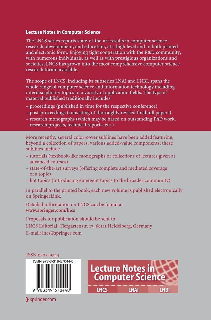 Weitere Ansicht: Algorithmic Aspects of Cloud Computing