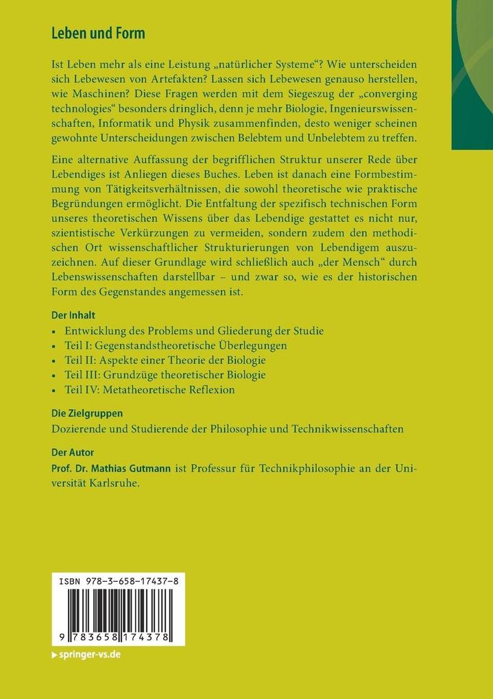 Weitere Ansicht: Leben und Form | Mathias Gutmann