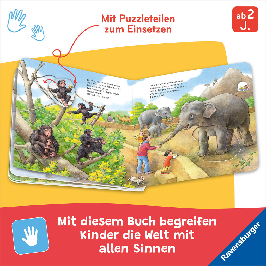 Weitere Ansicht: Mein großes Puzzle-Spielbuch Zoo | Anne Möller