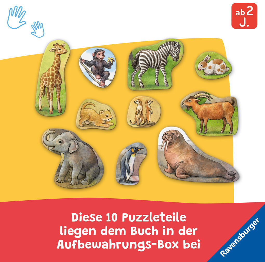 Weitere Ansicht: Mein großes Puzzle-Spielbuch Zoo | Anne Möller