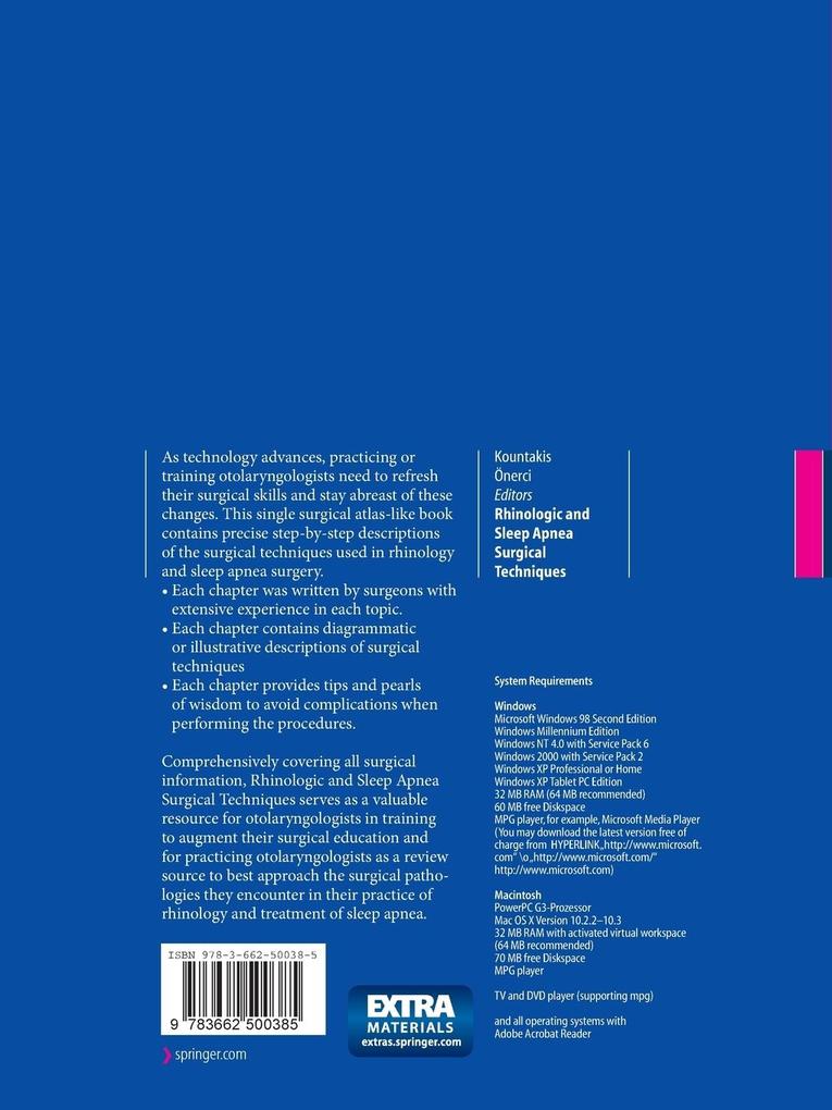 Weitere Ansicht: Rhinologic and Sleep Apnea Surgical Techniques