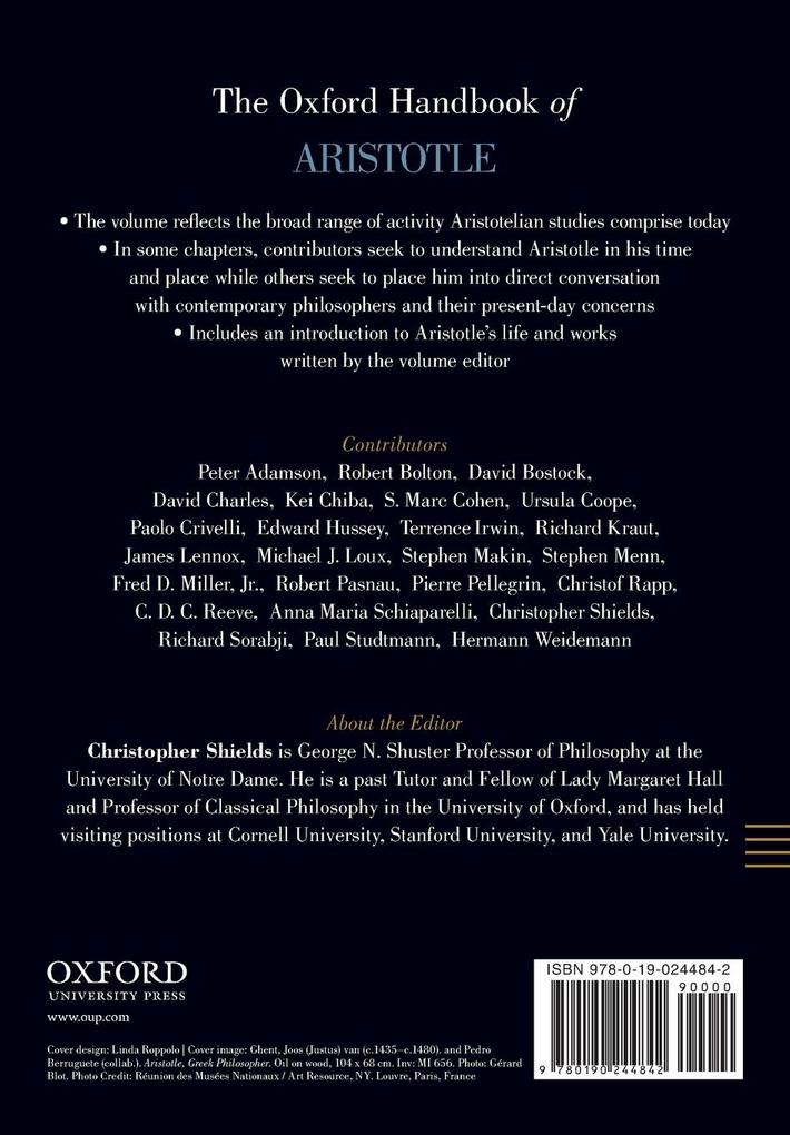 Weitere Ansicht: The Oxford Handbook of Aristotle