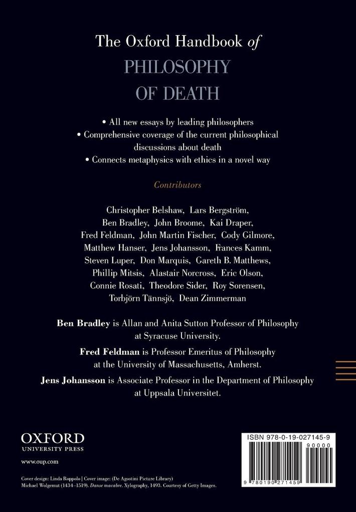 Weitere Ansicht: Oxford Handbook of Philosophy of Death
