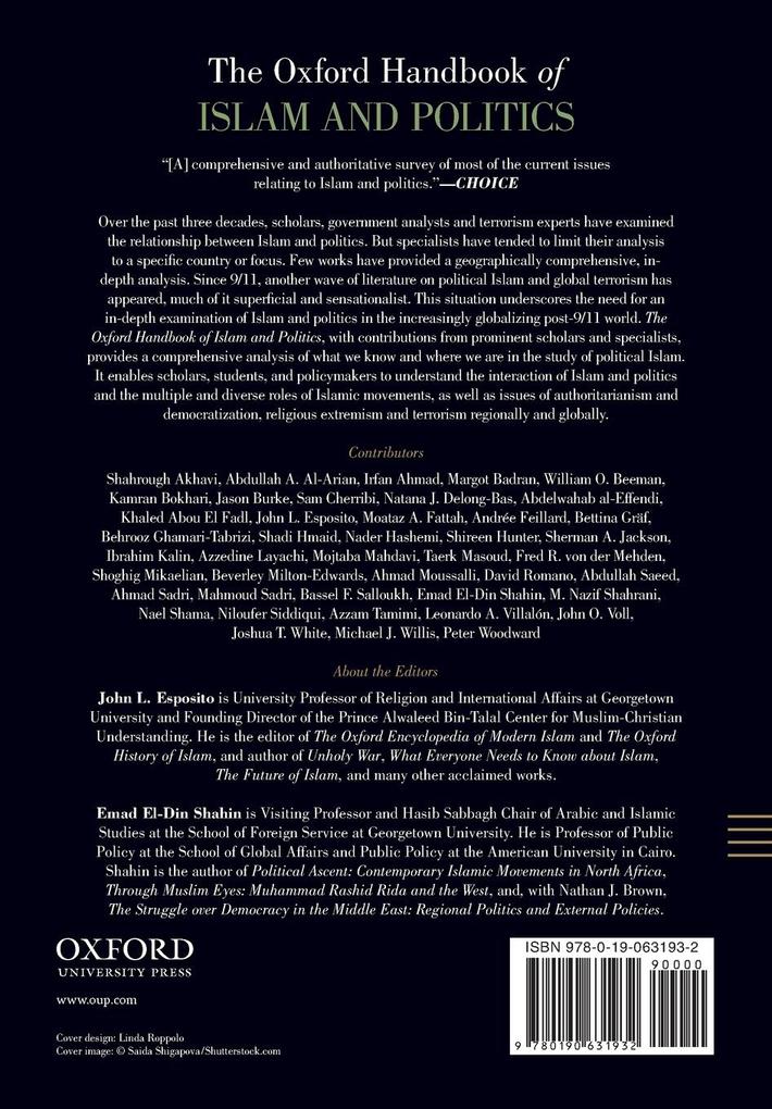 Weitere Ansicht: Oxford Handbook of Islam and Politics