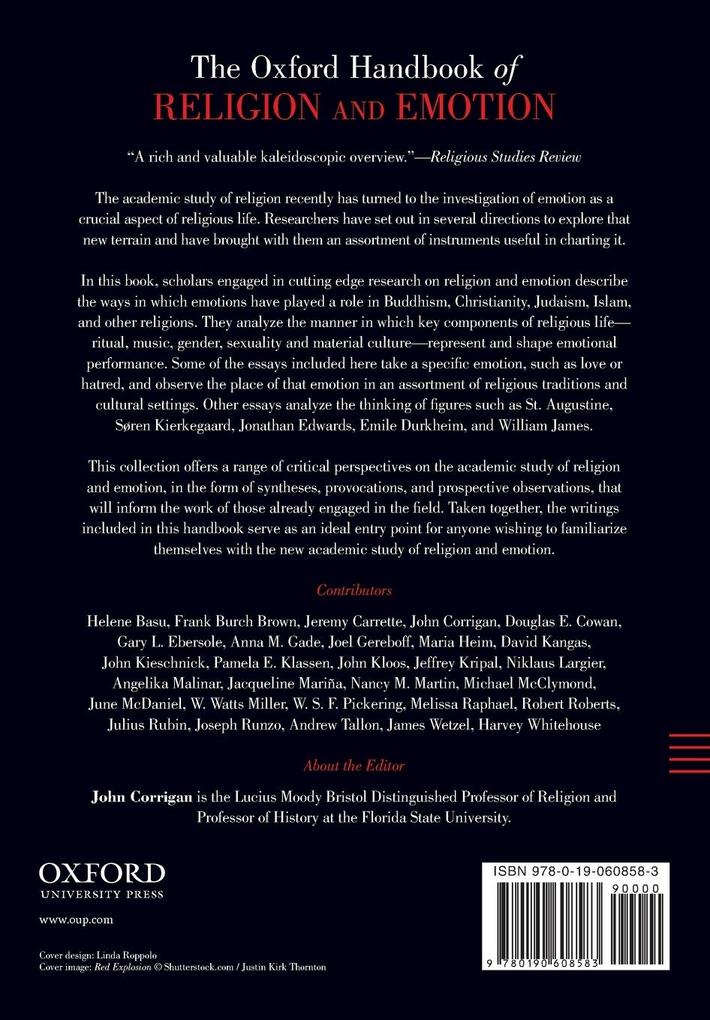 Weitere Ansicht: Oxford Handbook of Religion and Emotion