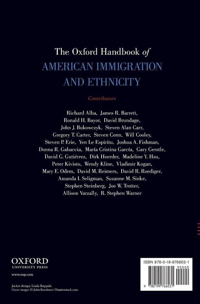 Weitere Ansicht: Oxford Handbook of American Immigration and Ethnicity