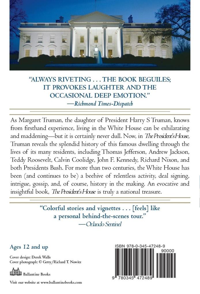 Weitere Ansicht: The President's House | Margaret Truman