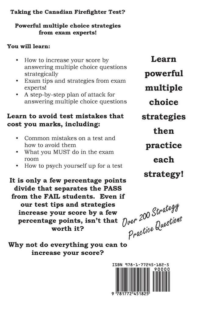 Weitere Ansicht: Canadian Firefighter Test Strategy | Complete Test Preparation Inc.