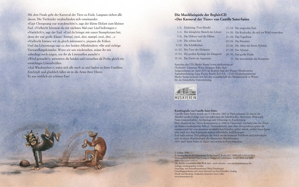 Weitere Ansicht: Der Karneval der Tiere. Mit CD | Marko Simsa
