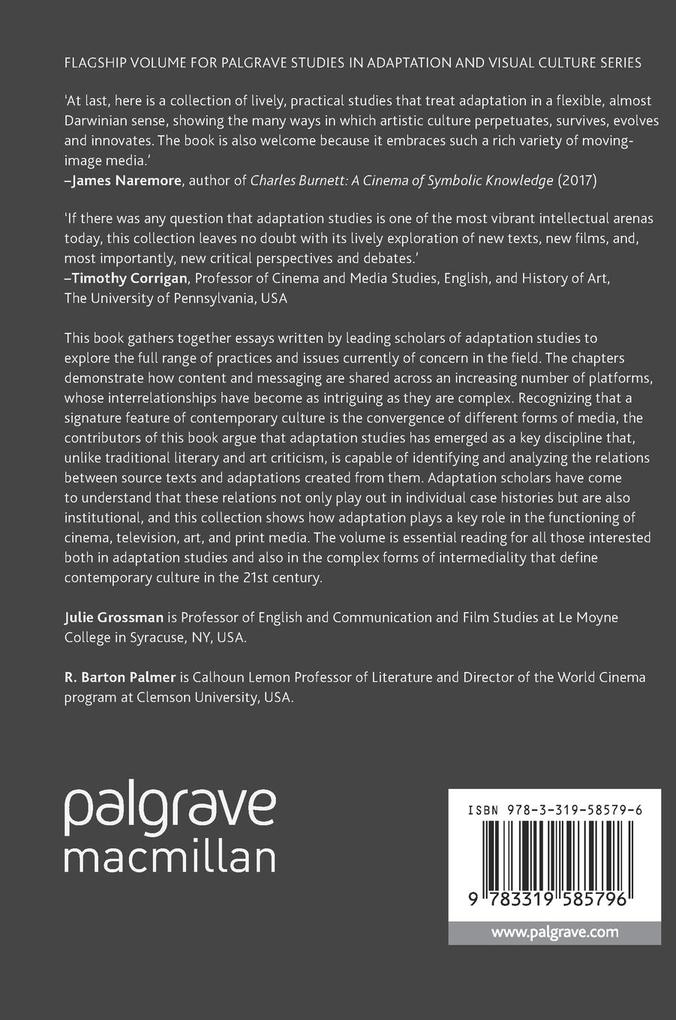 Weitere Ansicht: Adaptation in Visual Culture