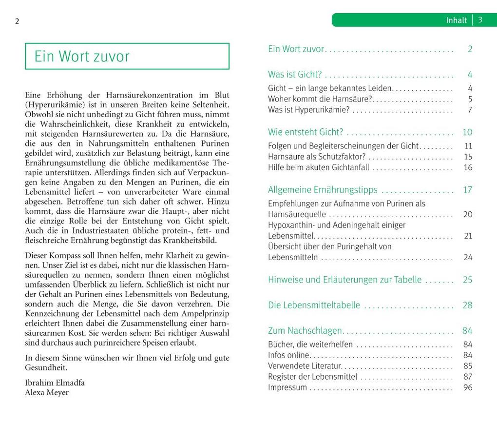 Weitere Ansicht: Die richtige Ernährung bei Gicht | Ibrahim Elmadfa, Alexa Leonie Meyer