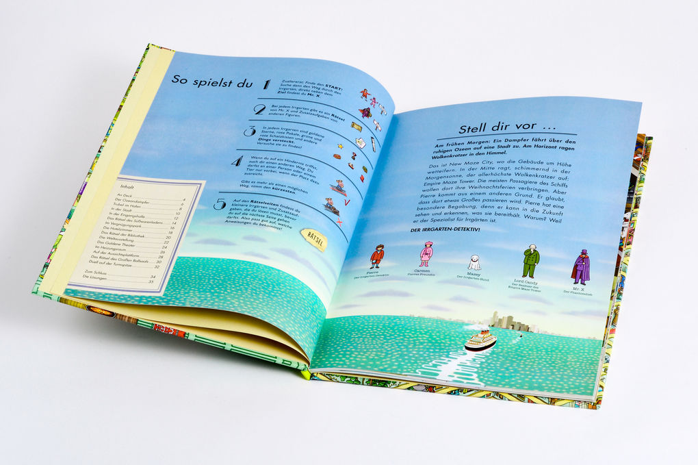 Weitere Ansicht: Pierre, der Irrgarten-Detektiv, jagt Mr. X | Hiro Kamigaki, Ic4design