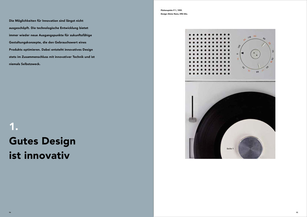 Weitere Ansicht: Dieter Rams: Zehn Thesen für gutes Design: Dieter Rams