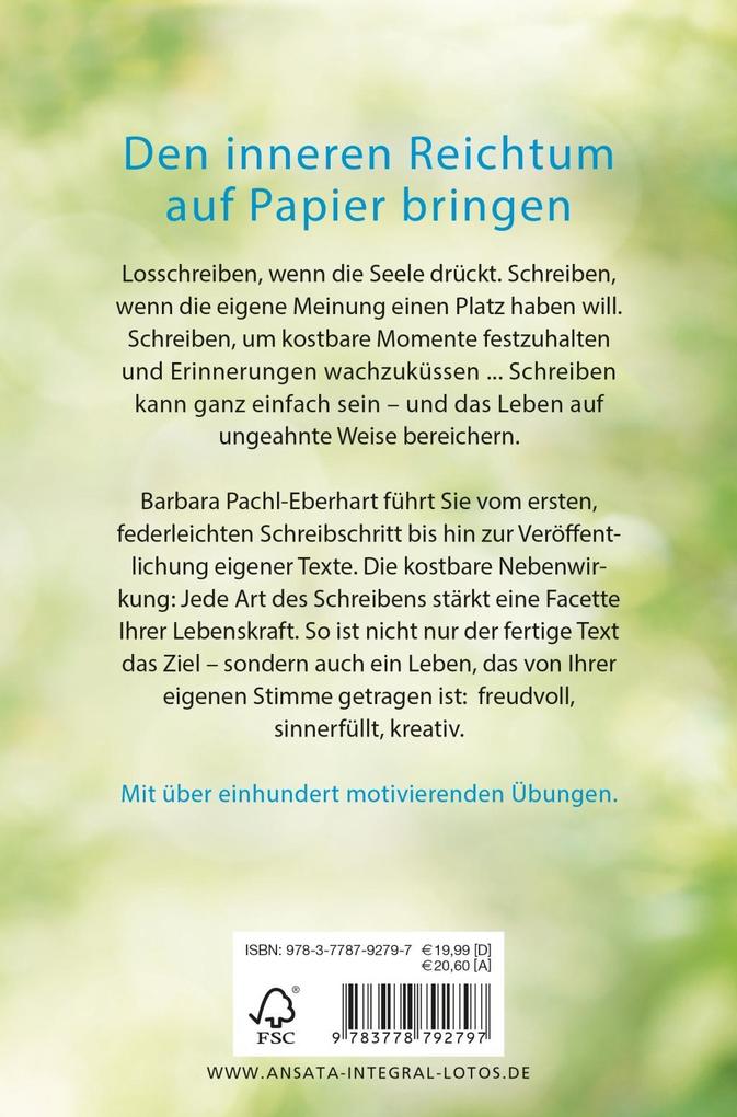 Weitere Ansicht: Federleicht - Die kreative Schreibwerkstatt | Barbara Pachl-Eberhart