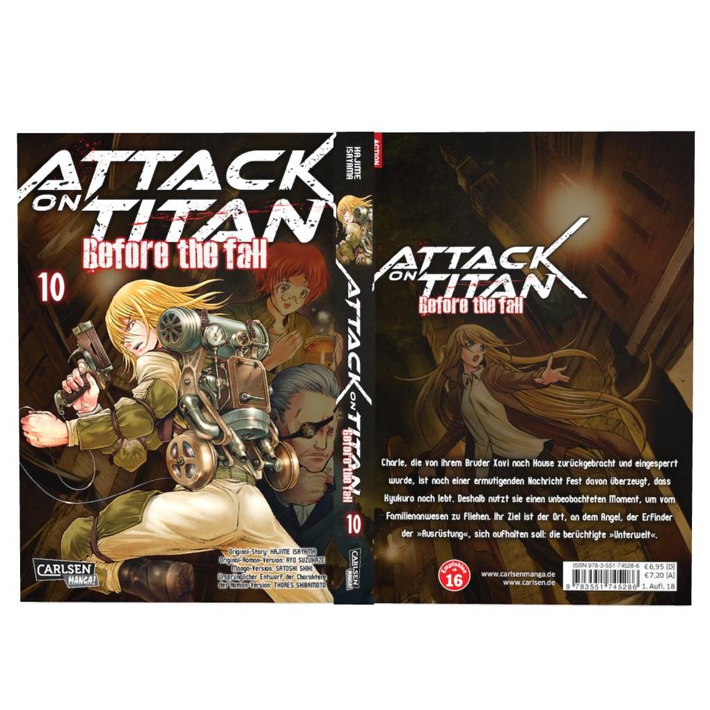 Weitere Ansicht: Attack on Titan - Before the Fall 10 | Hajime Isayama, Ryo Suzukaze