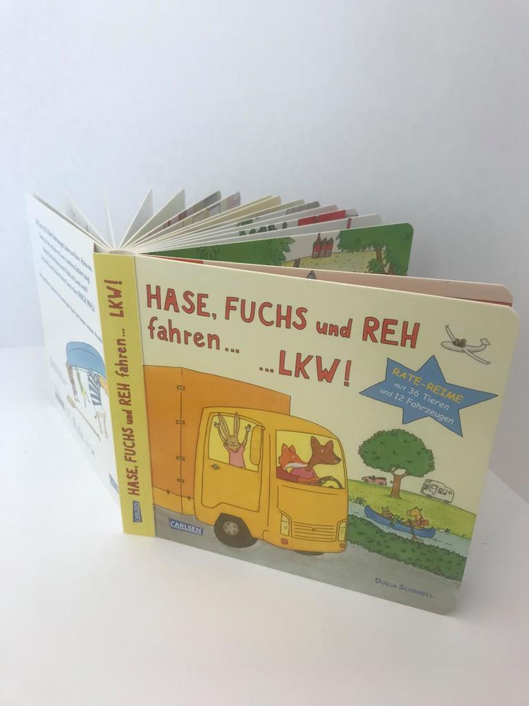 Weitere Ansicht: Hase, Fuchs und Reh fahren ... LKW! | Dunja Schnabel