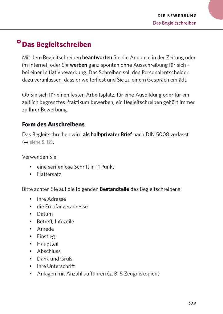 Weitere Ansicht: PONS Briefe, E-Mails & Bewerbungen