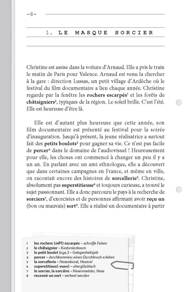 Weitere Ansicht: PONS Lektüre Le masque sorcier. Mit Vokabeltrainer-App