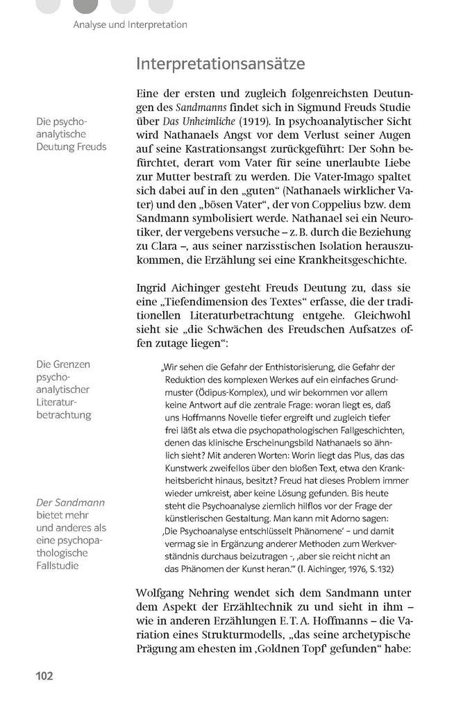 Weitere Ansicht: Lektürehilfen E.T.A. Hoffmann "Der Sandmann"