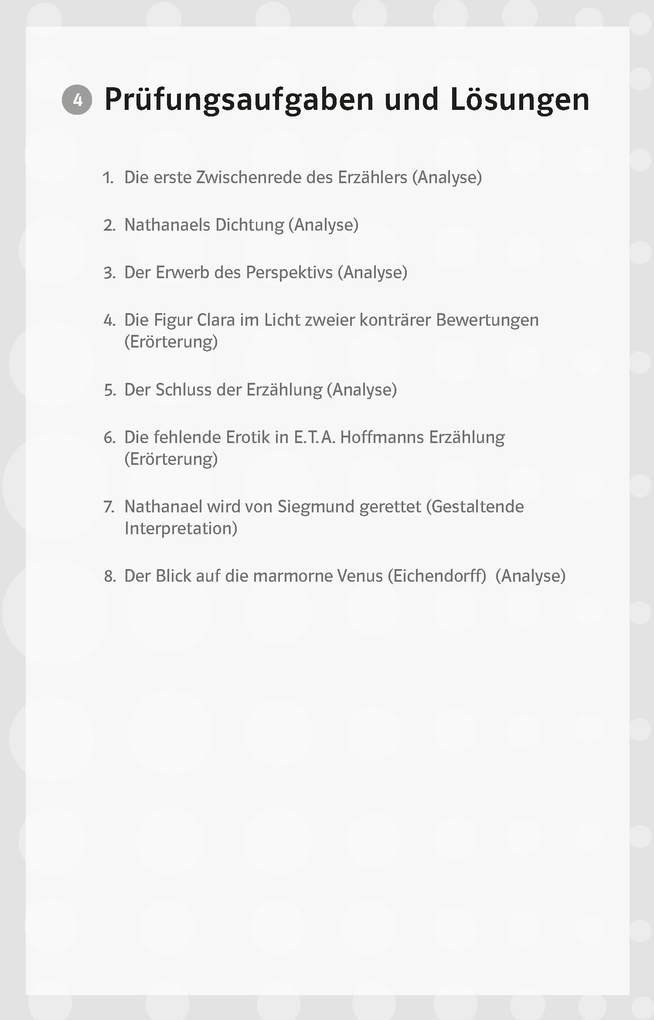 Weitere Ansicht: Lektürehilfen E.T.A. Hoffmann "Der Sandmann"