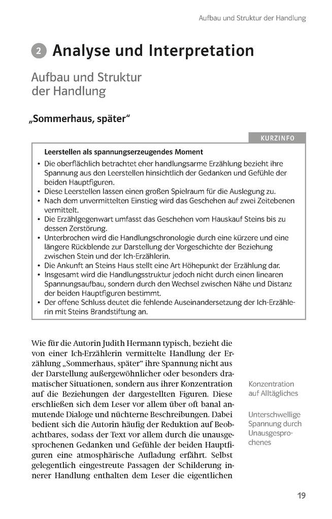 Weitere Ansicht: Lektürehilfen Judith Hermann "Sommerhaus, später"