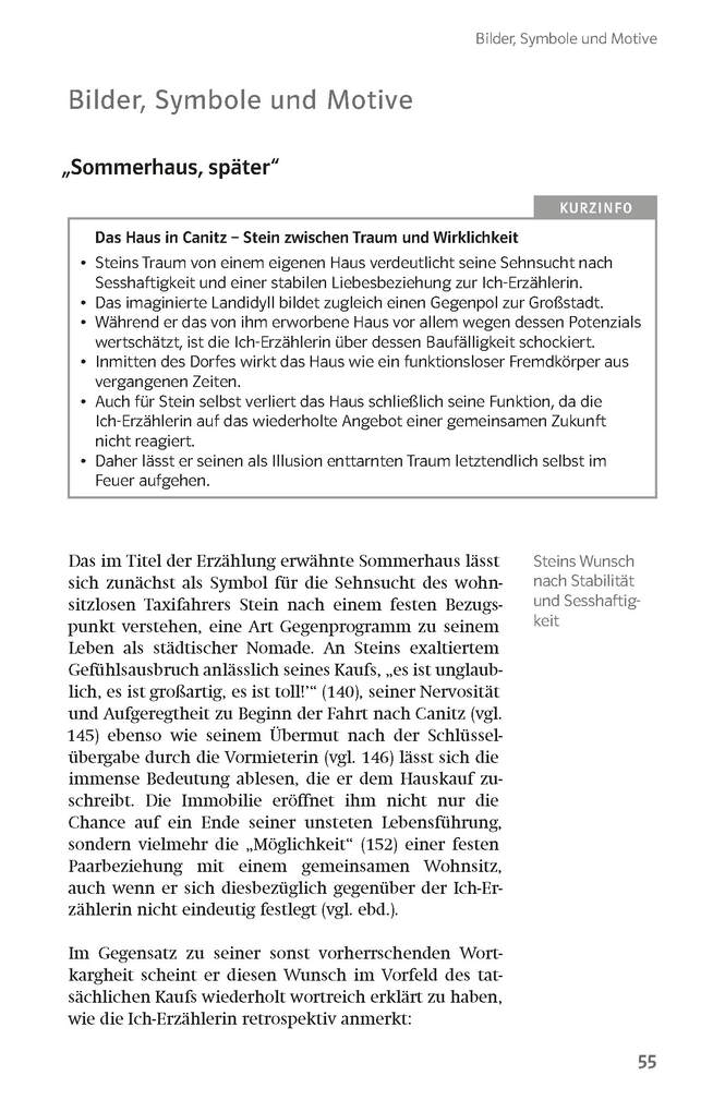 Weitere Ansicht: Lektürehilfen Judith Hermann "Sommerhaus, später"