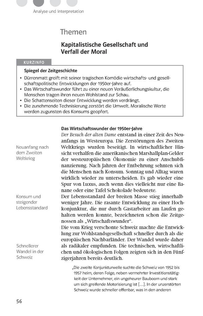 Weitere Ansicht: Lektürehilfen Friedrich Dürrenmatt "Der Besuch der alten Dame"