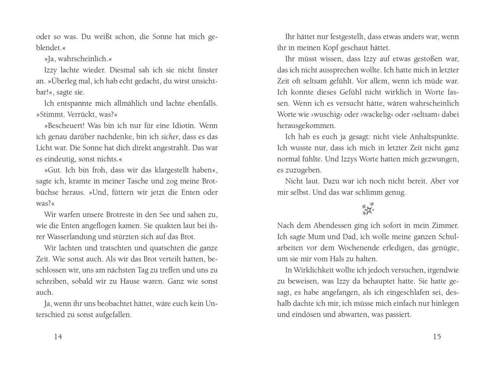 Weitere Ansicht: Plötzlich unsichtbar | Liz Kessler